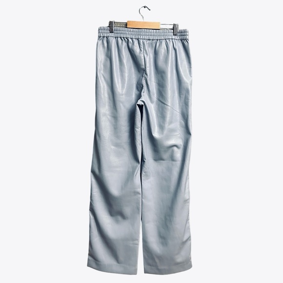 Aritzia Babaton Knightly Vegan Leather Pants in Light Blue - Picture 4 of 7